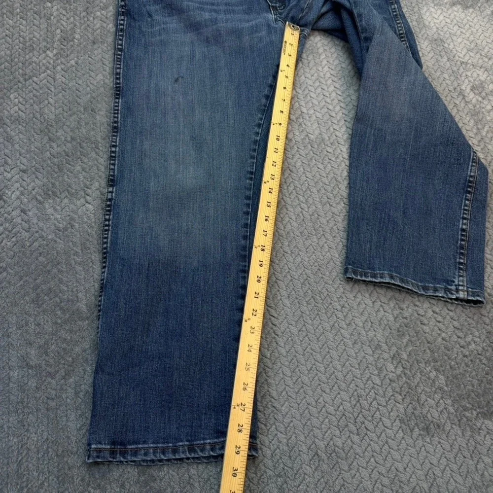 Wrangler FR Jeans Mens 40x29 Blue Straight Leg Advanced Comfort Flame Resistant